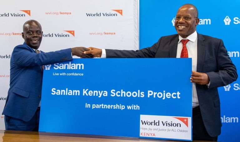 Sanlam Kenya Group CEO Dr Nyamemba Tumbo during the launch of the programme
