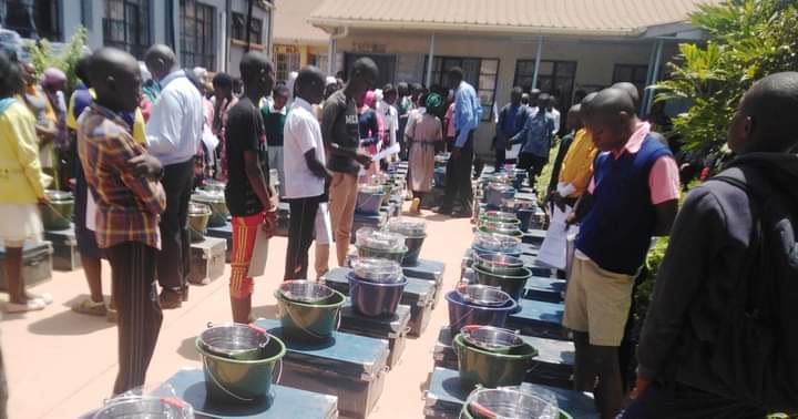 Some of the Jomo Kenyatta Foundation scholarship beneficiaries