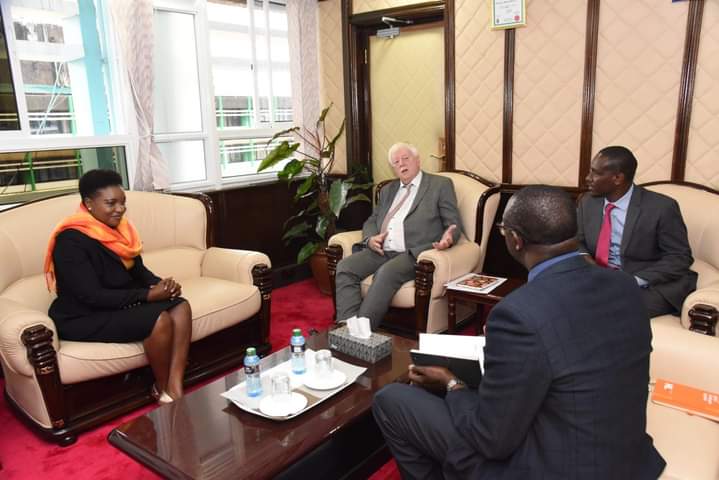 CS Susan Wafula with Ambassador Maarten Brouwer during yesterday's meeting