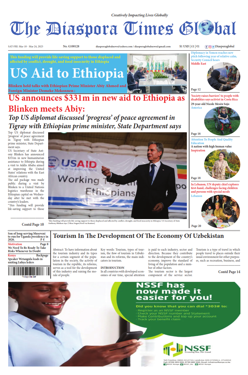 Diaspora Times Global Mar 18 - Mar 24, 2023_001