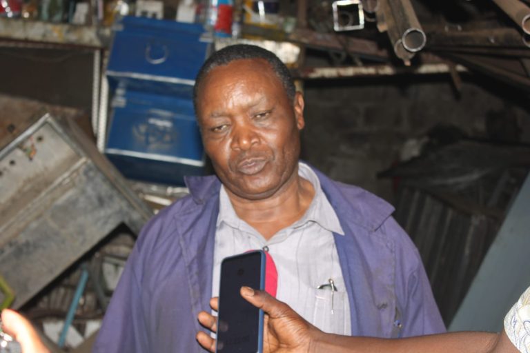 John Macharia, Founder and CEO of Johanna Metal Works and Chairman Kariobangi light industries