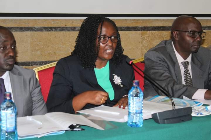 Kenya Dairy Board Managing Director Margaret Kibony when she appeared yesterday