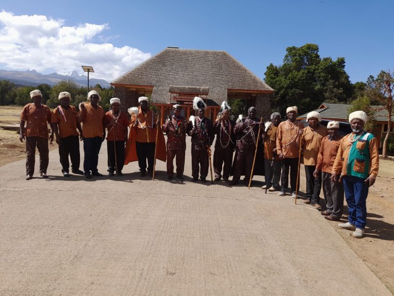 Kìama Kìa Ma Supreme elders pose for a photo after the special prayer session yesterday.