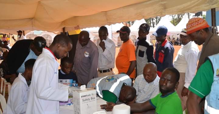 Men undergoing treatment