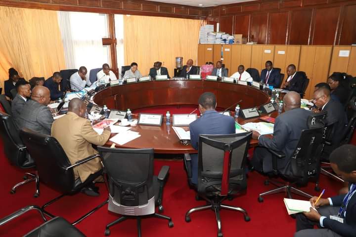 Parliamentary Investment Committee in session yesterday