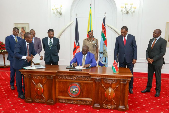 President William Ruto assented to the Supplementary Appropriation Bill