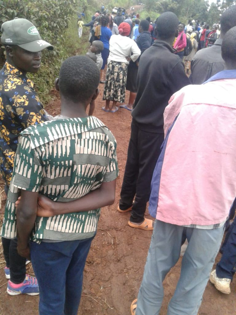 Residents of Sugubo area Nyacheki Bobasi in Kisii County
