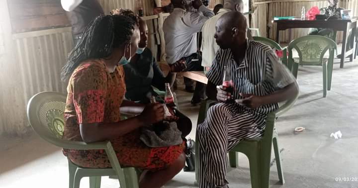 The reformed bandit being counselled