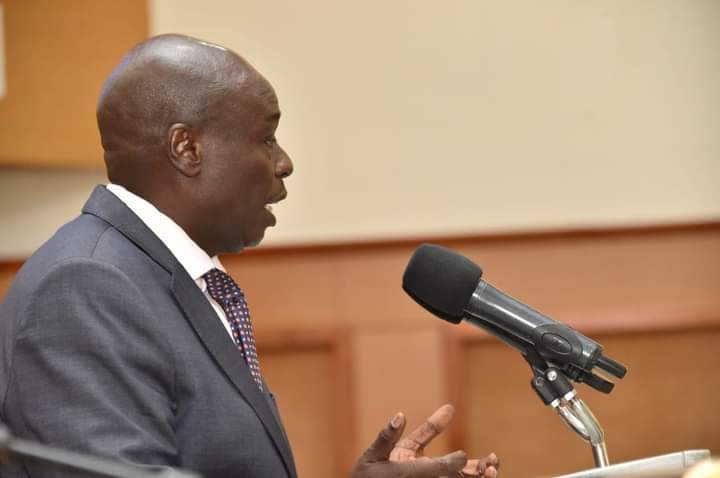 Deputy President Rigathi Gachagua addressing the meeting yesterday