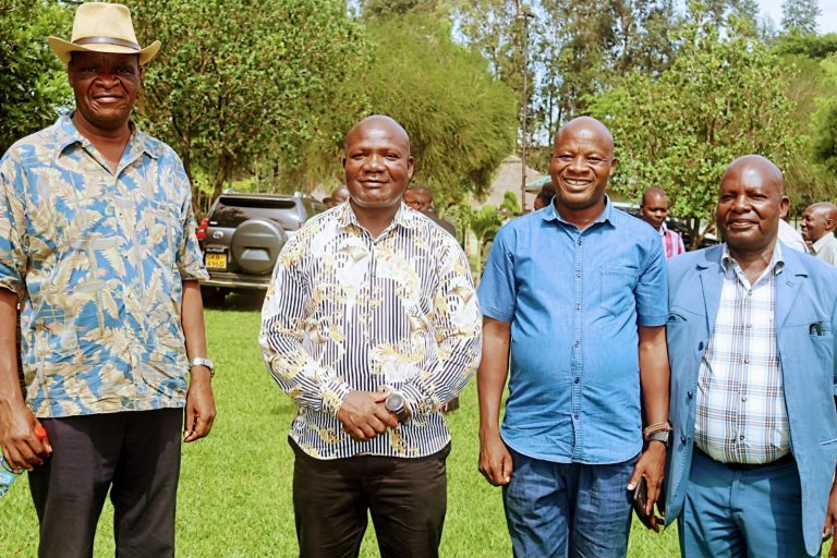 L- R (Alexander Hoops, Governor Fernandez Baraza FCPA, Hon. Isaac GM Andabwa (OGW) & Wafula Nabwera.