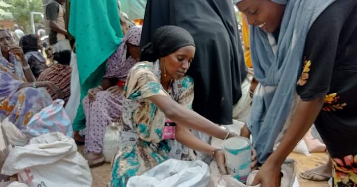Marsabit flood victims receiving relief supplies