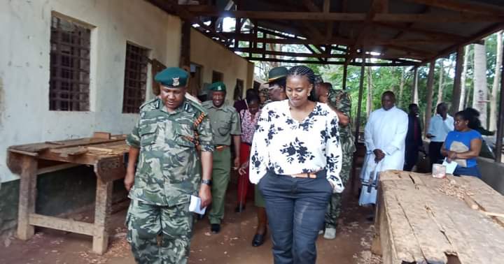 PS Mary Muthoni during one of her visit to Prison in Ukambani region
