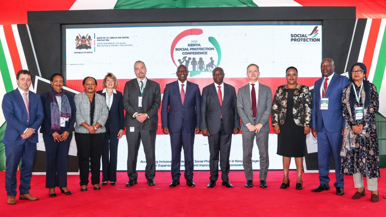 President William Ruto and Deputy President Rigathi Gachagua (Centre)