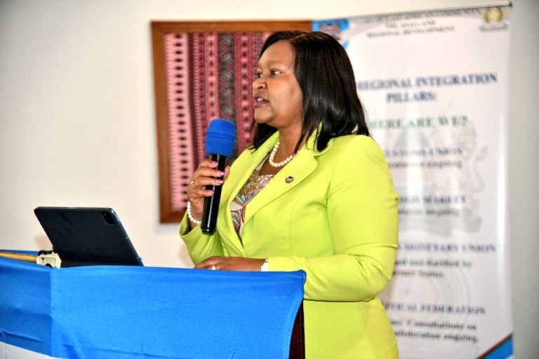 East Africa Community Cabinet Secretary Rebecca Miano