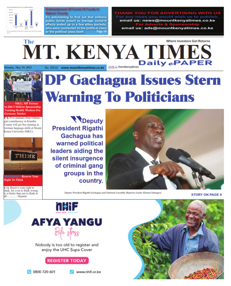 May 29, 2023 Mt Kenya Times ePAPER_001