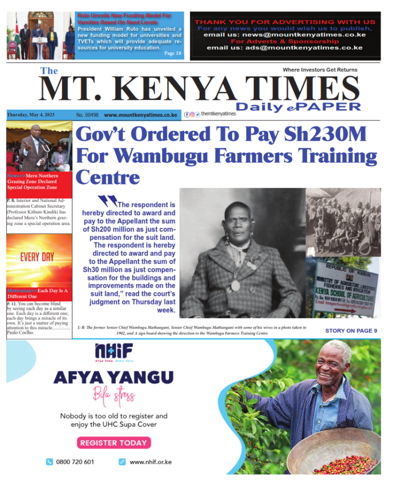 May 4, 2023 Mt Kenya Times ePAPER_001