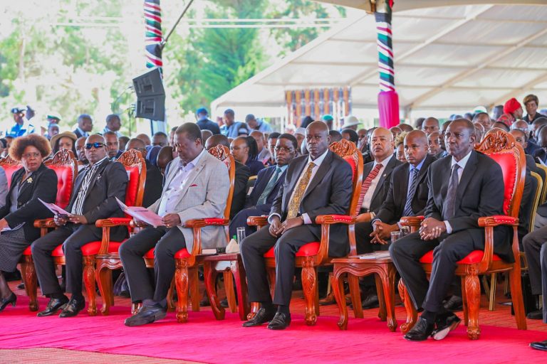 Musalia, Gachagua and Ruto.
