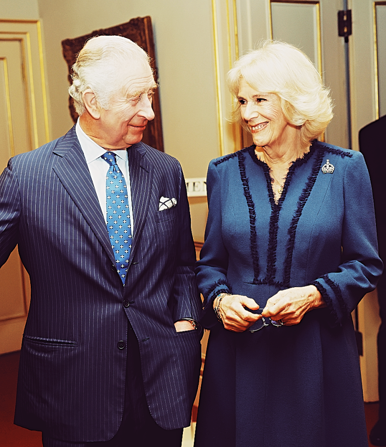 Photo 1 All eyes on the Royal Couple, King Charles III and Queen Camilla share a happy moment in this latest picture. Photo Buckingham Palace