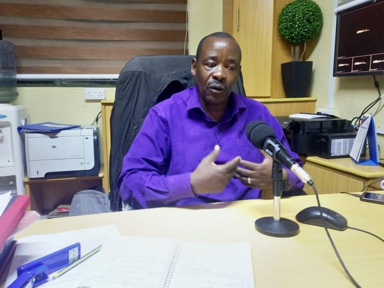 The Director of Sharp Education Centre Dr. Paul Wanjohi