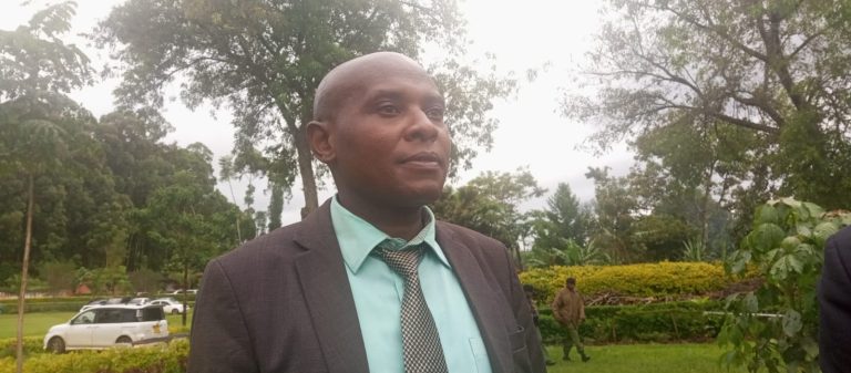 The incoming Gusii Mwalimu Sacco CEO Jared Omwenga