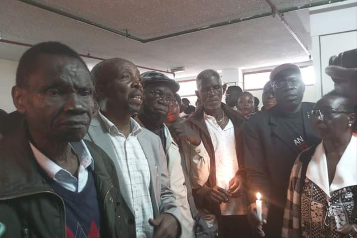 Torture victims during the commemoration last Thursday