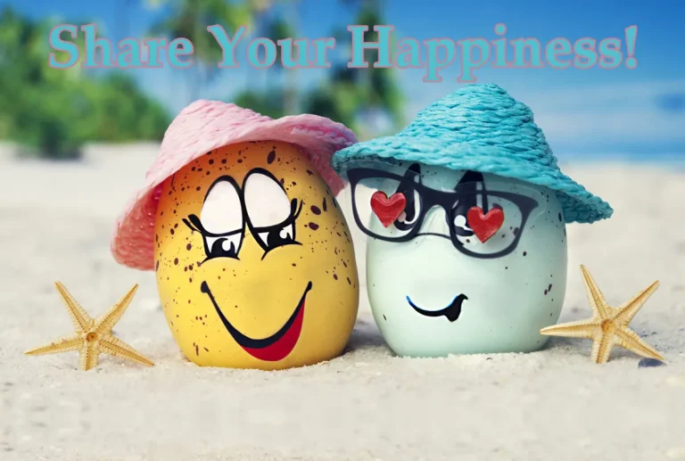 share your happiness