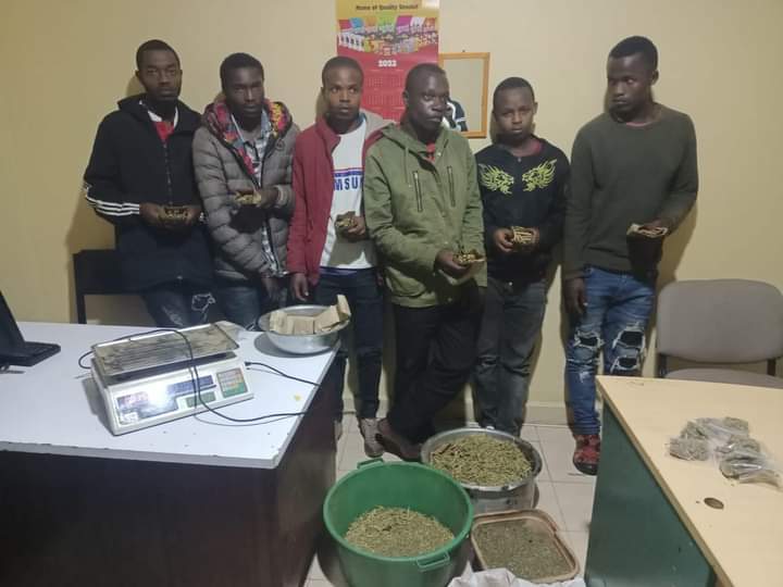 Arrested suspects