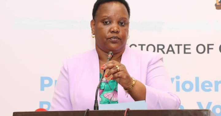 Cabinet Secretary Florence Bore during a past function