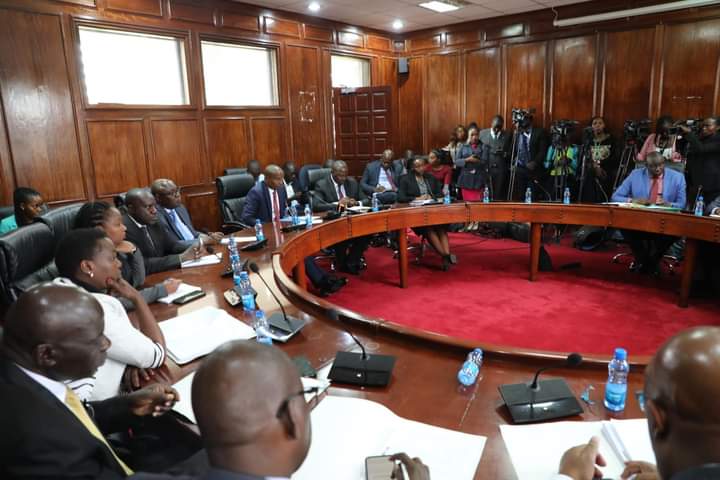 Parliamentary Security Committee Meets CS Kindiki