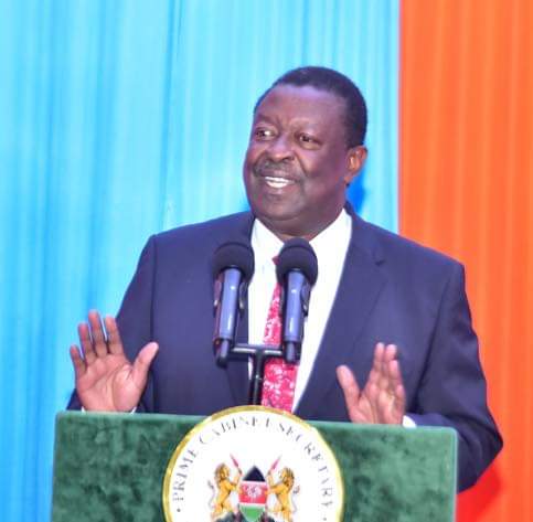 Prime Cabinet Secretary Musalia Mudavad