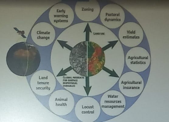 Sectors that the Earth Observation can be in used in Policy development in agriculture sector
