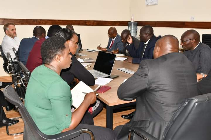 World Bank and Ministry of Water, Sanitation and Irrigation officials during yesterday's consultative meeting.