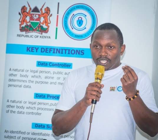 Yusuf Momayi, an officer with the ODPC, who represented Data Protection Commissioner Immaculate Kassait