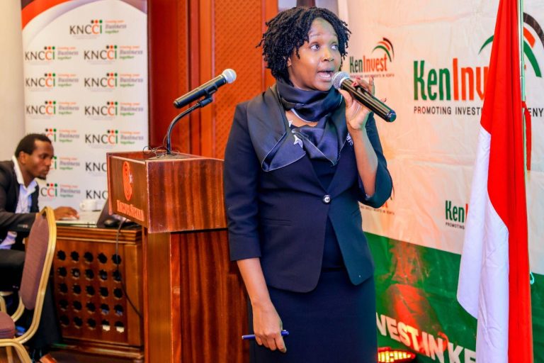 Acting Managing Director of KenInvest June Chepkemei .