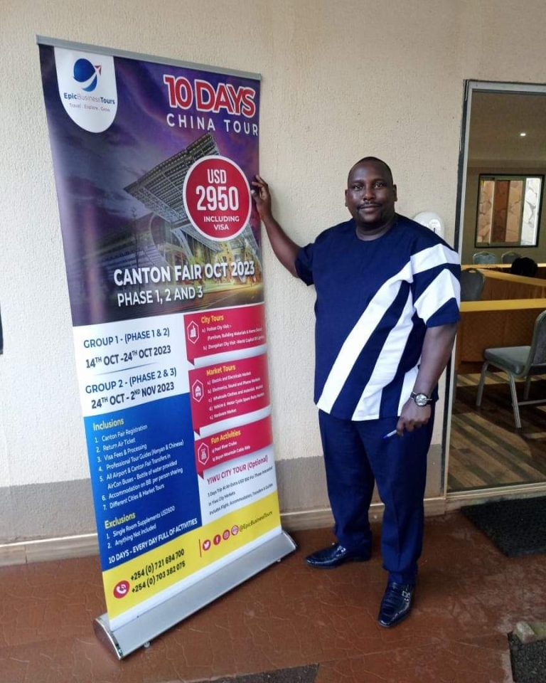 George Mwangi Mbogo, Founder and CEO of Epic Business Tours
