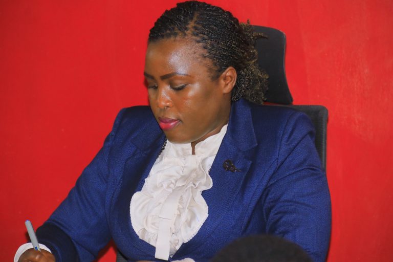 Senior Resident Magistrate Christine Ogweno at Kisii Law Courts