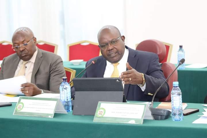 Some of the PIC committee during yesterday's session