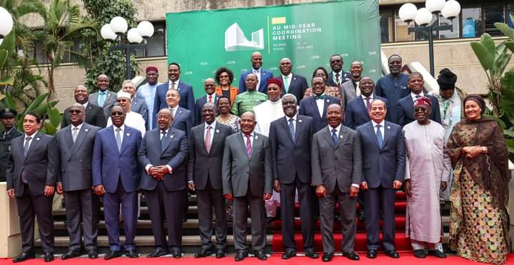 Some of the Presidents and other senior delegates who attended yesterday's forum