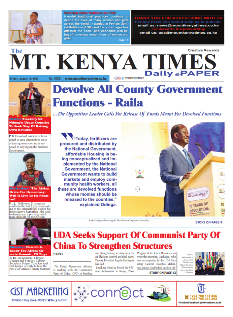 Aug 18, 2023 Mt Kenya Times ePAPER_001
