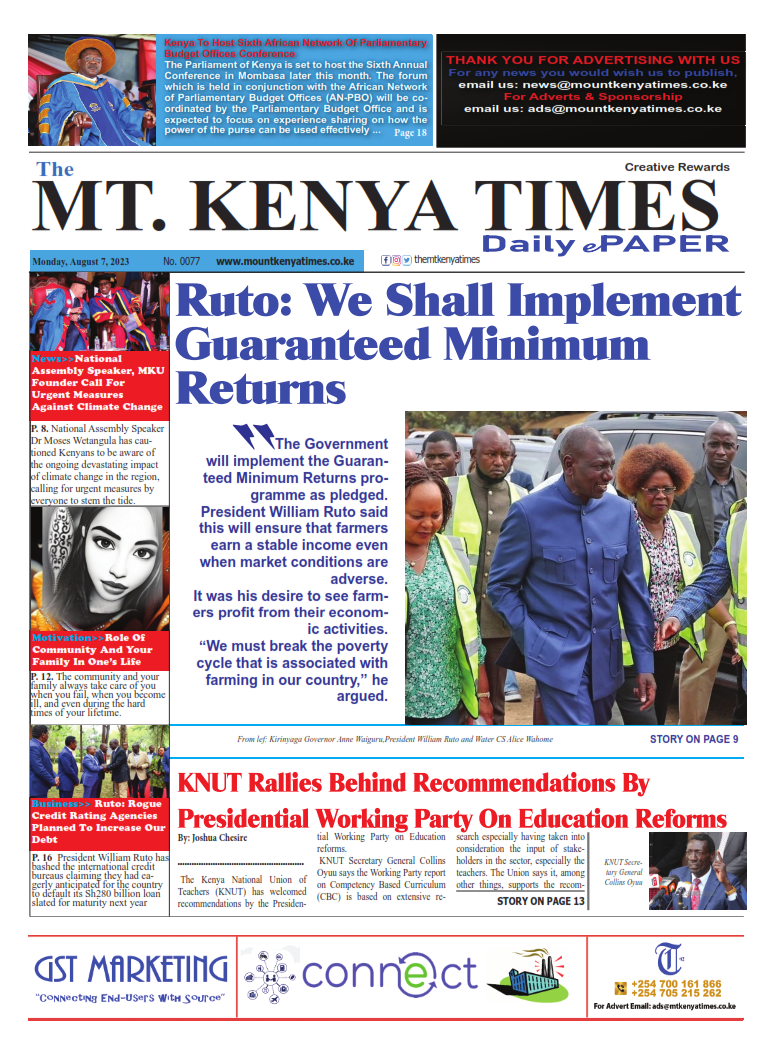 Aug 7, 2023 Mt Kenya Times ePAPER_001
