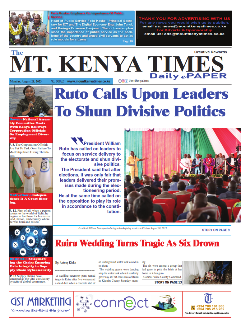 Aug 21, 2023 Mt Kenya Times ePAPER_001