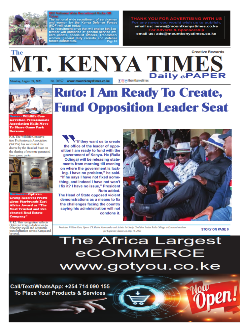 Aug 28, 2023 Mt Kenya Times ePAPER_001