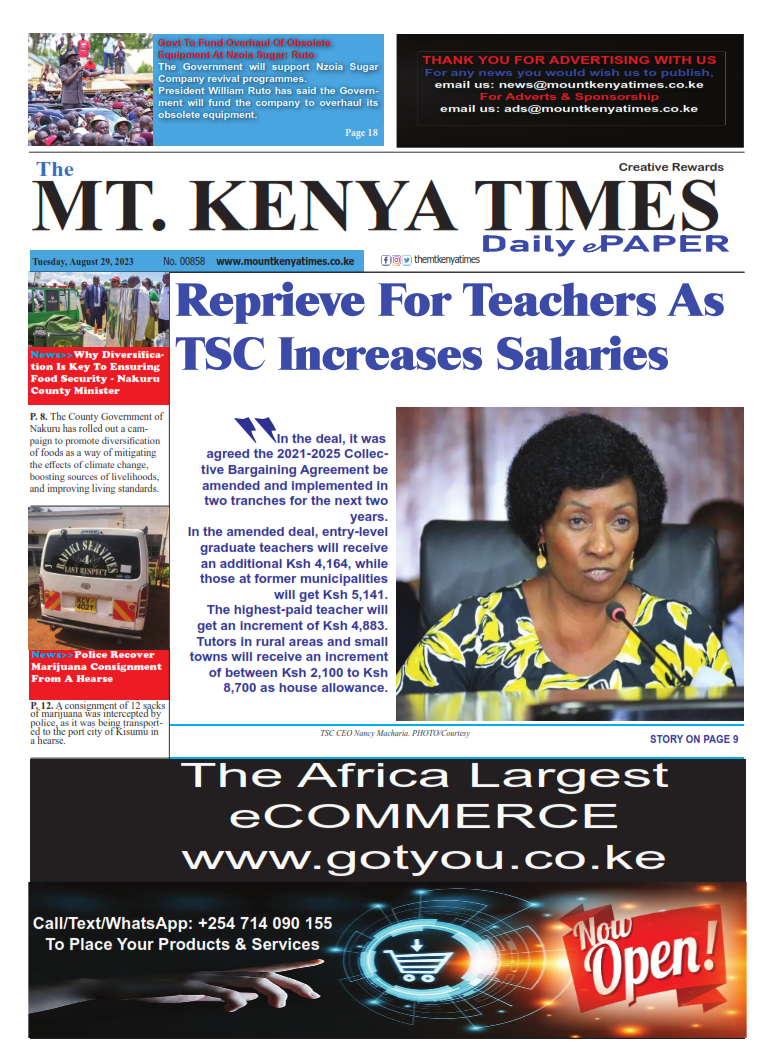 Aug 29, 2023 Mt Kenya Times ePAPER_001