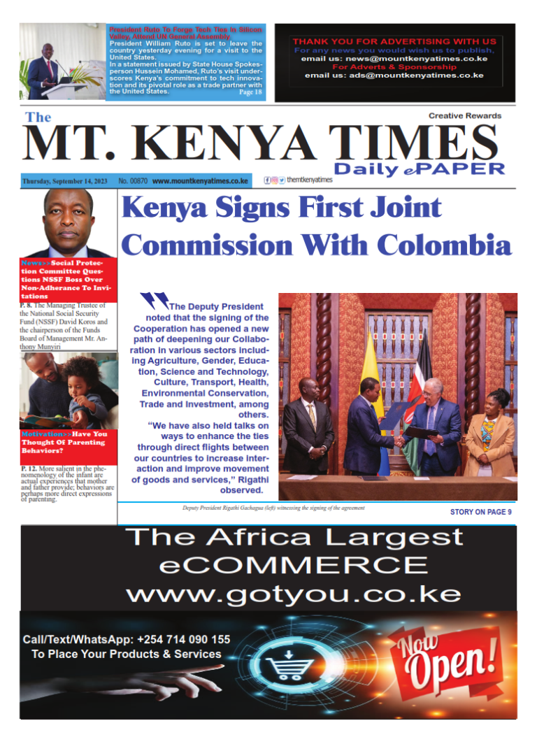 Sep 14, 2023 Mt Kenya Times ePAPER_001