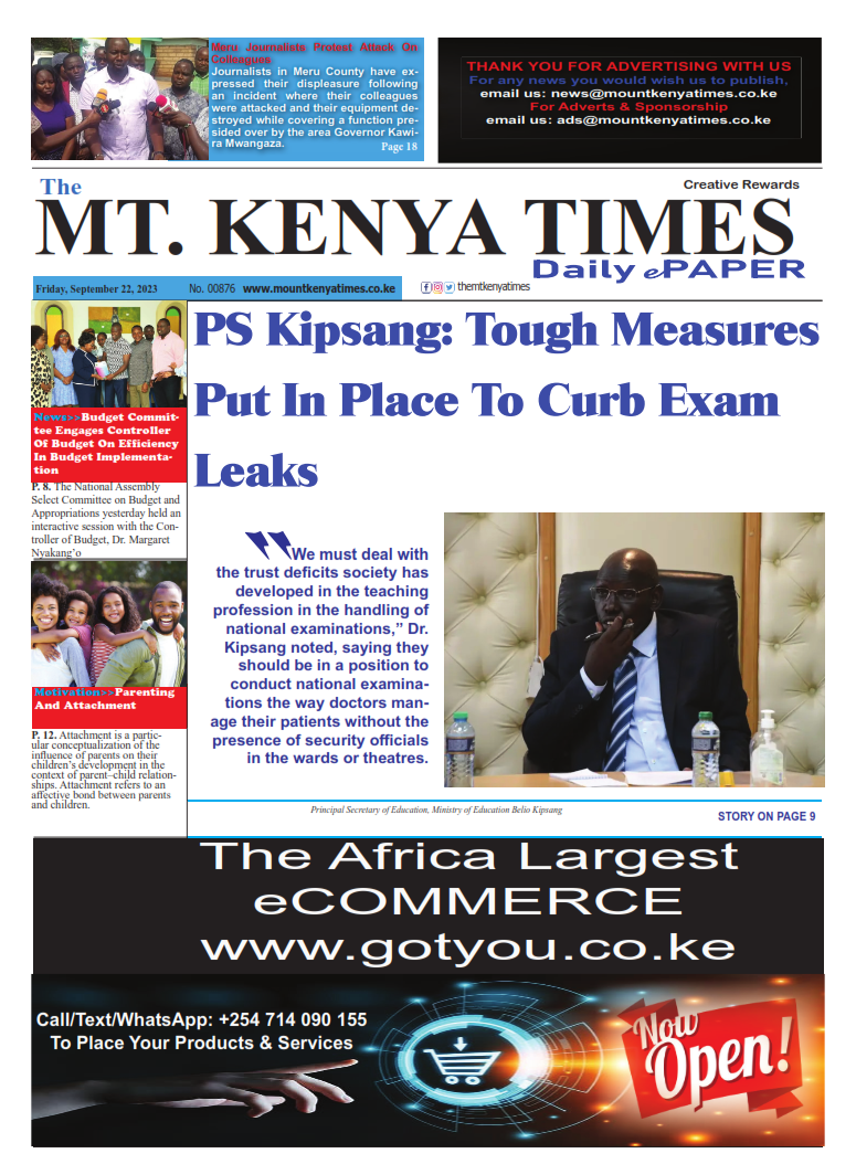 Sep 22, 2023 Mt Kenya Times ePAPER_001