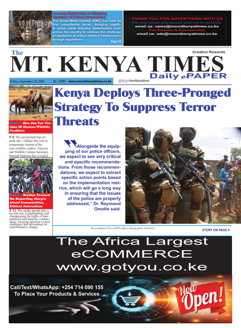Sep 29, 2023 Mt Kenya Times ePAPER_001