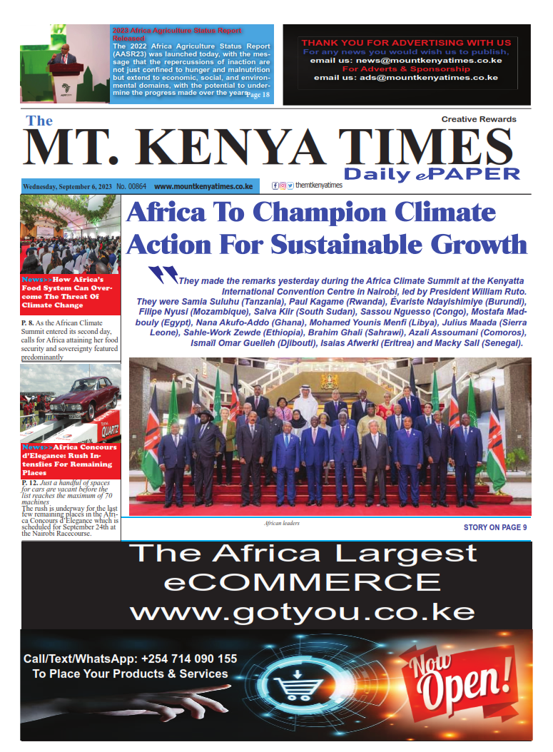 Sep 6, 2023 Mt Kenya Times ePAPER_001