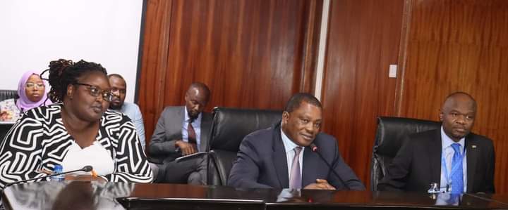 Attorney General Justin Muturi (centre) when he appeared before the committee yesterday