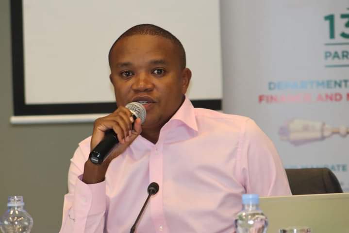 Finance committee chairman Kimani Kuria during yesterday's session