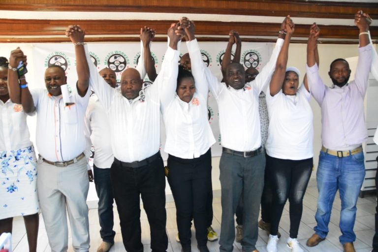 Matatu Workers Union led by General Secretary Maurice Oduor